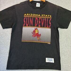 Arizona State Sun Devils Vintage T Shirt Men's Medium Discus Athletic NCAA